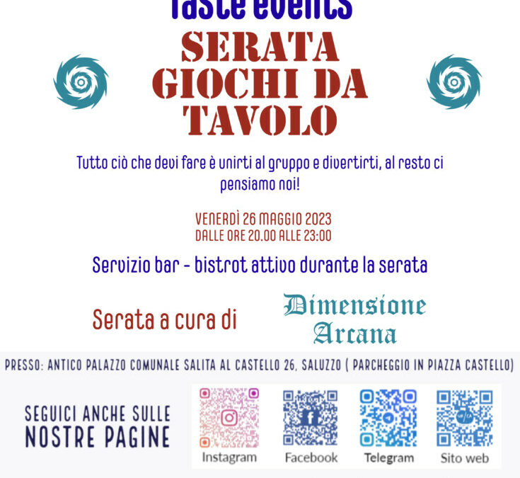 Serata giochi Da tavolo