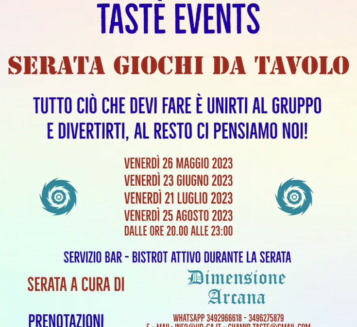 Serate giochi da tavolo